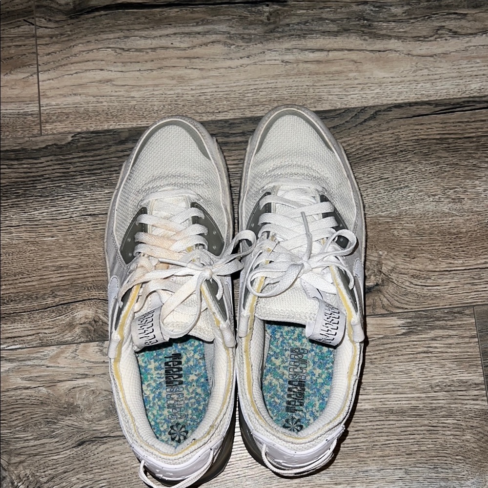 Nike White and Gray Sneakers